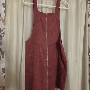 SHEIN Burgundy Ribbed Garment